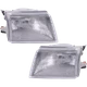 Headlight Set For 1998-2000 Mazda B2500 B3000 B4000 Left and Right With Bulb 2Pc