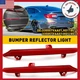 2* Rear Bumper Reflector Case Side Marker Light Cover Fit Honda 2018-2022 Accord