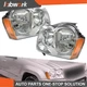 For Jeep Grand Cherokee 2005-2007 Replacement Left+Right Headlights Headlamps
