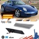 For 05-12 Porsche 911 997 Carrera LED Clear Turn Signal Side Marker Lights Lamps