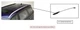 LH BLK ROOF RAIL OEM 2015 CHEVROLET SUBURBN15