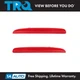 TRQ Reflector Set Rear Driver & Passenger Side Fits 2017-2021 Honda Civic