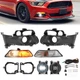 Fog Lights Turn Signal Lamp Assembly w/Cover Wire Kit For Ford Mustang 2015-2017