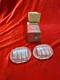 1941 DESOTO MOPAR NOS PAIR 866211 PARKING PARK LIGHT GALSS LENSES ORIGINAL 41