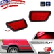 For 1997-2001 Honda CR-V Red Lens Rear Bumper LED Strip Fender Side Marker Lamps