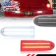Clear LED Rear Bumper Red Tail / White Backup Light For 2000-2009 G5 Monte Carlo