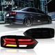 Pair VLAND Smoked LED Tail Lights w/Sequential For 2011-2014 VW JETTA Rear Lamps