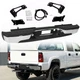 For 99-07 Silverado/Sierra 2500 HD 3500 Rear Step Bumper w/ License Plate Lights