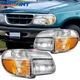 For 1995-2001 Ford Explorer 1997 Mercury Mountaineer Headlights Assembly Pair