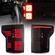 Pair Smoke LED Tail Lights Assembly For Ford F150 F-150 2015- 2019 Rear Lamps