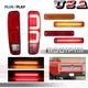 6pcs Taillamps SideMarker LED Lights For 73-79 FORD F150 F250 Trunk 78-79 Bronco
