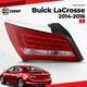 For 2014 2015 2016 Buick LaCrosse LED Tail Light Brake Lamp Left Driver Side