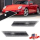2X Clear Lens Front Side Marker Lights For Porsche 911 997 987 Cayman Boxster