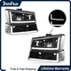 DimFlux LED DRL Headlights for 03-06 Chevy Silverado Avalanche No Cladding