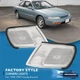 For 94-97 Honda Accord Replacement Chrome Clear Corner Lights Parking Lamps Pair