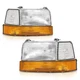 Headlights Pair Fit For 1992-1996 Ford Bronco F150/ 1992-1998 F250 F350 6-Piece