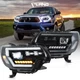 Pair VLAND FULL LED Projector Headlights For Toyota Tacoma 2012-2015 Sequential