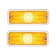 United Pacific 111108 LED Parking Light w/SS Trim 1973-80 Chevy & GMC&ndash; Pack of 2