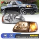 Fit For 1997-2003 Ford F150 1997-2002 Expedition Chrome Head Lights+Corner Lamps