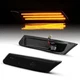 Smoked Front LED Side Marker Lights Amber For Porsche 911 997 987 Cayman Boxster