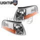 Left Right Pair Park Corner Signal Lights for 2003-2005 MERCURY GRAND MARQUIS