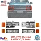 Headlights + Corners + Signal Lights For 1995-1999 GMC C/K Series Suburban Yukon