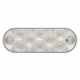 United Pacific 36773BCK Utility Light Kit, 10 LED 6" Oval, White LED/Clear Lens
