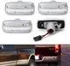 Clear Lens Front/Rear Amber/Red LED Fender Side Marker Lamps For 2010-18 RAM DRW