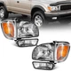 For 2001-2004 Toyota Tacoma Headlights+Corner Signal Lights+Bumper Lamp L+R Pair