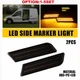 Smoke Lens Front LED Side Marker Indicator Light For 10-13 Ford Transit Connect