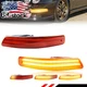 2X Dynamic Amber LED Front Parking Turn Signal Lights For 1998-2001 Acura Integr