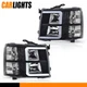 Pair LED DRL Headlights Headlamps Fit For 2007-2013 Chevy Silverado Left & Right Pair LED DRL Headlights Headlamps Fit For 2007-2013 Chevy Silverado Left & Right