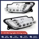 PAIR LED DRL Fog Lights Driving Lamps For 10-16 Mercedes Benz E350 E550 E26 AMG