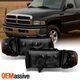 Fit Smoked 1999-2002 Dodge Ram Sport Package Headlights Replacement w/Corner