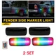 68042143AA Rear LED Side Marker RGB Lights 8PCS Fits Dodge RAM 3500HD 2010-2018