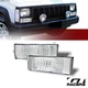 For 1984-1996 Jeep Cherokee XJ/Comanche Chrome Parking Signal Bumper Lights Lamp