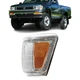 For 92-95 Toyota Pickup 4WD Corner Parking Light Chrome With Bulb Driver Side
