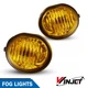 Fog Lights for 2003-2008 Toyota Matrix Pontiac Vibe Yellow Lens Driving Lamps