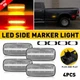 For 2010-18 Dodge Ram 2500 3500 Dually LED Fender Side Marker Light Amber/Red 4x