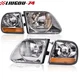 Fit For 1997-2003 Ford F-150 Headlights w/Corner Lights Pair 99-02 Expedition