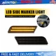 Smoke Len Amber LED Front Side Marker Light For 10-13 Ford Transit Connect 2-20X