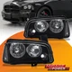 Clear Signal Factory Style Black Head Light Halogen Lamp For 06-10 Dodge Charger