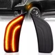 Amber Fender LED Side Marker Lights For GMC Yukon/Cadillac Escalade 21+ Smoked