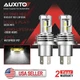 AUXITO H4 9003 LED ZES Headlight Bulbs Hi/Lo Beam HID 6500K 24000LM White Bright