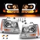 Fits 2007-2014 Chevy Suburban Avalanche Tahoe Projector Headlights LED DRL Tube