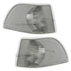 Front Indicator Lights Lamps Volvo C70 Convertible & Coupe 1997-2006 Clear Pair