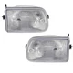 For 94-97 Mazda B-Series Pickup Truck Headlight Head Light Lamp w/Bulb PAIR SET