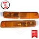 Turn Signal Light TO2531117 TO2530117 Set of 2 for 1995-1996 Toyota Camry DX, LE