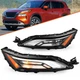 For 2021-2023 Nissan Rogue W/Halogen Signal LED DRL Headlights Assembly Pair