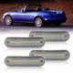 4X LED Side Marker Lights Clear Lens Front + Rear For 1990-2005 Mazda Miata MX-5